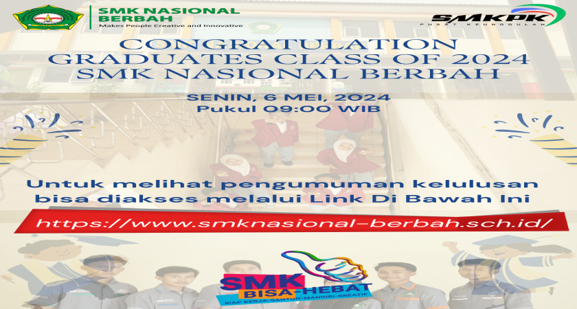 PENGUMUMAN KELULUSAN PESERTA DIDIK KELAS XII SMK NASIONAL BERBAH TAHUN ...